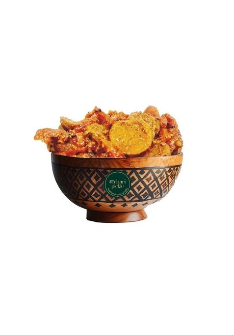 Achari Pickles Radish With Carrot Mix Pickle Marwadi 400 Gm Ghar Ka Achar