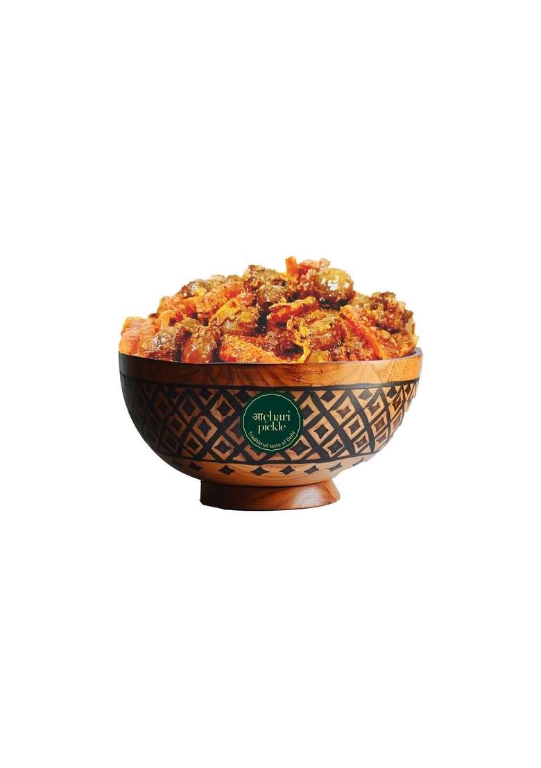Achari Pickles Ker Tait With Carrot Mix Pickle Banarasi 400 Gm Ghar Ka Achar - Indya