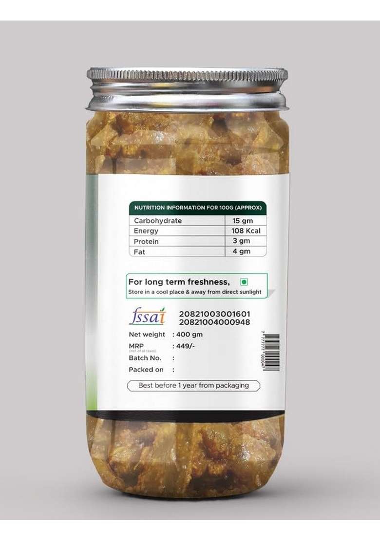 Achari Pickles Ker Tait With Mango Mix Pickle Delhiwala 400 Gm Ghar Ka Achar - Indya