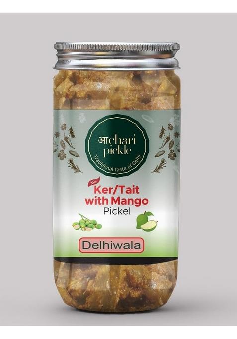 Achari Pickles Ker Tait With Mango Mix Pickle Delhiwala 400 Gm Ghar Ka Achar