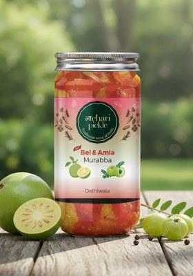 Achari Pickles Bel Amla Murabba Mix 400 Gm Ghar Ka Achar