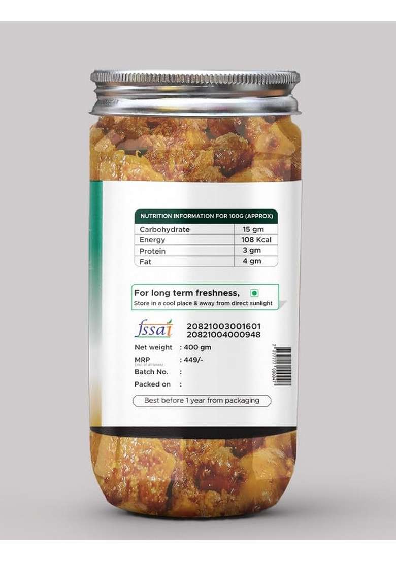 Achari Pickles Lemon With Ker Tait Mix Pickle Delhiwala 400 Gm Ghar Ka Achar - Indya