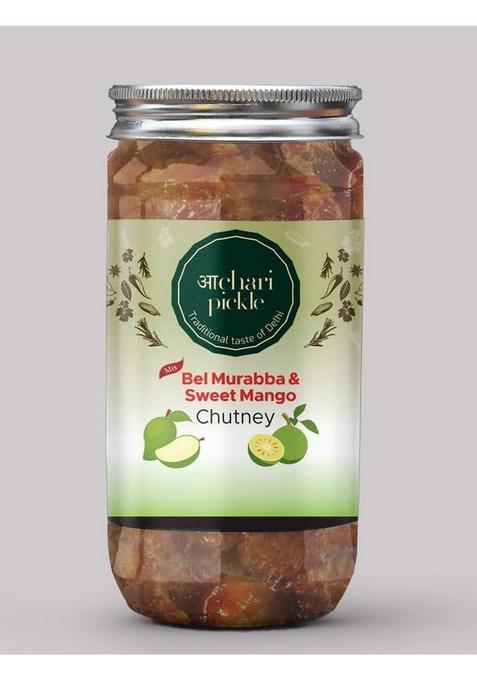 Achari Pickles Bel Murabba Sweet Mango Chutney Mix 400 Gm Ghar Ka Achar