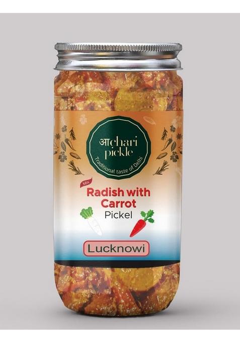 Achari Pickles Radish With Carrot Mix Pickle Lucknawi 400 Gm Ghar Ka Achar