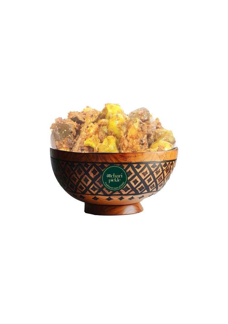 Achari Pickles Mango With Gunda Lesua Mix Pickle Delhiwala 400 Gm Ghar Ka Achar - Indya