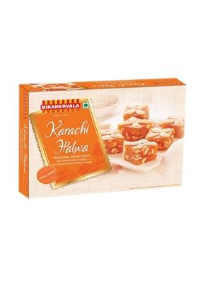 Bikanervala Karachi Halwa 200G – Traditional Indian Sweet Mithai Made With Pure Ghee Crunchy Dry Fruits | Rich Chewy Flavorful For Gifting Festivals Weddings Celebrations Authentic Desi Mithayi Packed Box Premium Dessert All Occasions Vegetarian Sweets