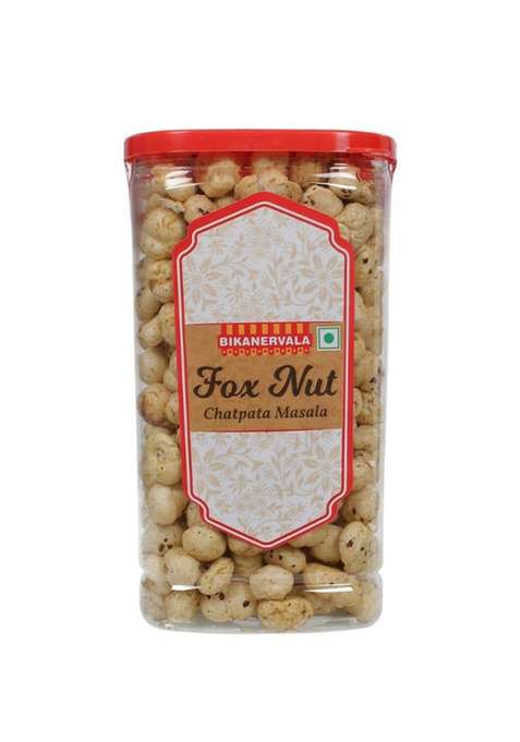 Bikanervala Fox Nut Chatpata Masala 80G – Spicy Roasted Makhana Snack With Tangy Indian Flavors | Light Crunchy Healthy Dry 100 Natural Gluten Free Protein Rich Vegan Superfood Ideal Packed Namkeen For Tea Time Gifting Travel Office Daily Munching