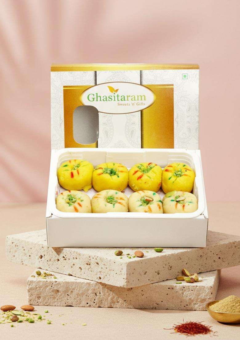 Ghasitaram Gifts Sugarfree Sweets Mawa Peda Box 200G - Indya