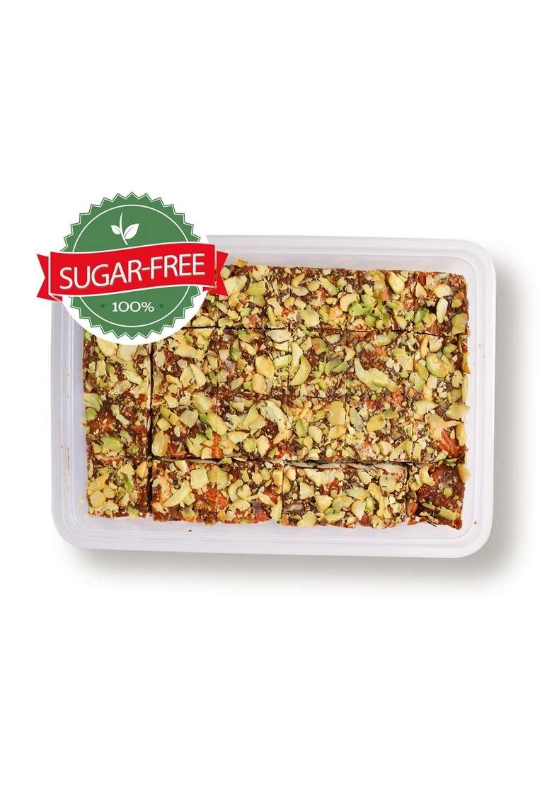 La Vela Date Barfi Premium Dry Fruit Bites 250G | Sugar Free Healthy Sweet With Almonds Cashews Pistachios Indian Sweets Mithai For Gifting Snacking Festivals - Indya
