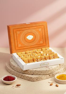 Ghasitaram Gifts Soft Mysore Pak Sweets 400 G|Sweets|Sweets Gift Pack|Diwali Sweets|Indian Mithai|Diwali Box|