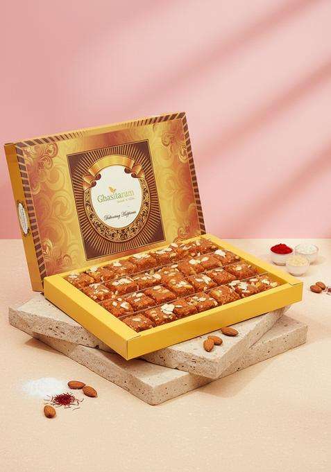 Ghasitaram Gifts Bhaidooj Sweets Ghasitaram'S Special Dodha Barfi 800 Gms