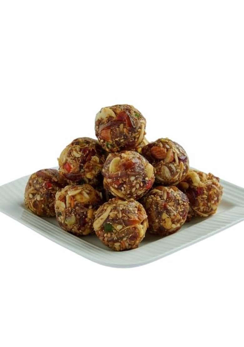 Swad Sweets Uttrakhand Deliciously Dry Fruits Laddu Nutritious Homemade | Sugar Free With Pure Ghee I No Added Or Jaggery Healthy Snack 500 Gm - Indya