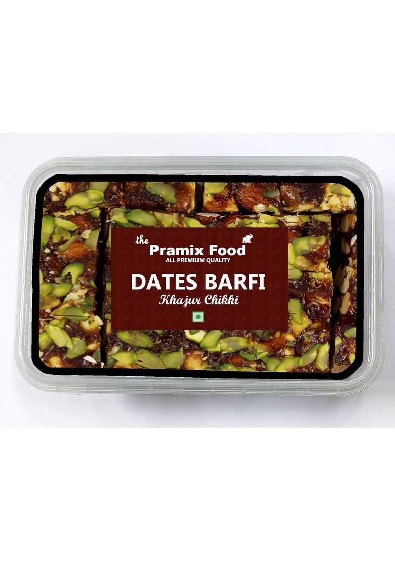 Pramix Gifts Sugar Free Sweets Khajoor Dryfruit Chikki 200 Gm - Indya