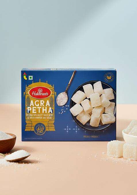 Haldiram'S Delhi Dry Agra Petha 350G 400G Weight May Vary Indian Sweets Diwali Gift Pack