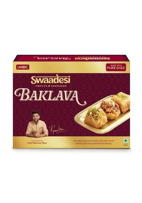 Unibic Swaadesi Assorted Baklava Box | 200 Gm| Gift