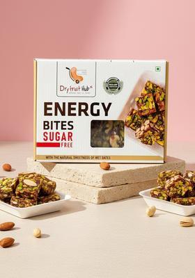 Dry Fruit Hub Energy Bites Sugar Free 500G | With Sweetness Of Dates Chikki Healthy Snacks Goodness Kaju Badam Pista And Pure Ghee Barfi