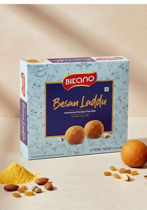 Bikano Besan Laddu Spl 400 Gram Box Pack Of 2