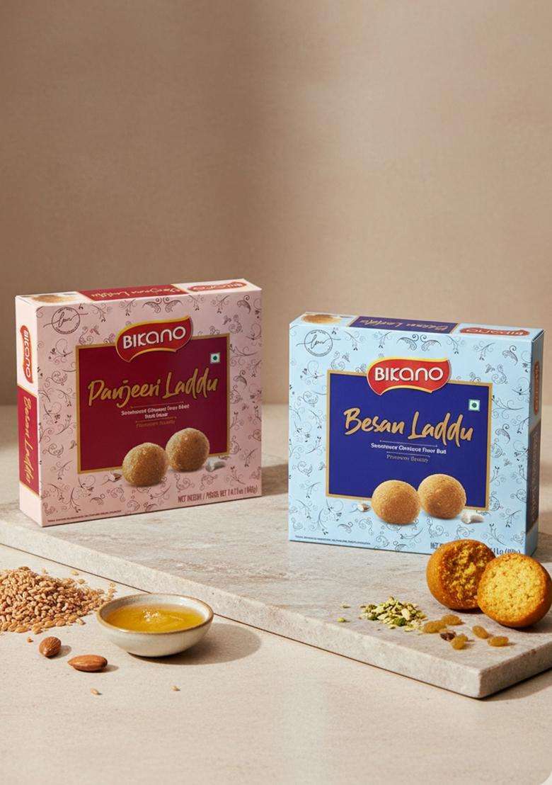 Bikano Panjeeri Laddu Spl 400Gram Besan - Indya