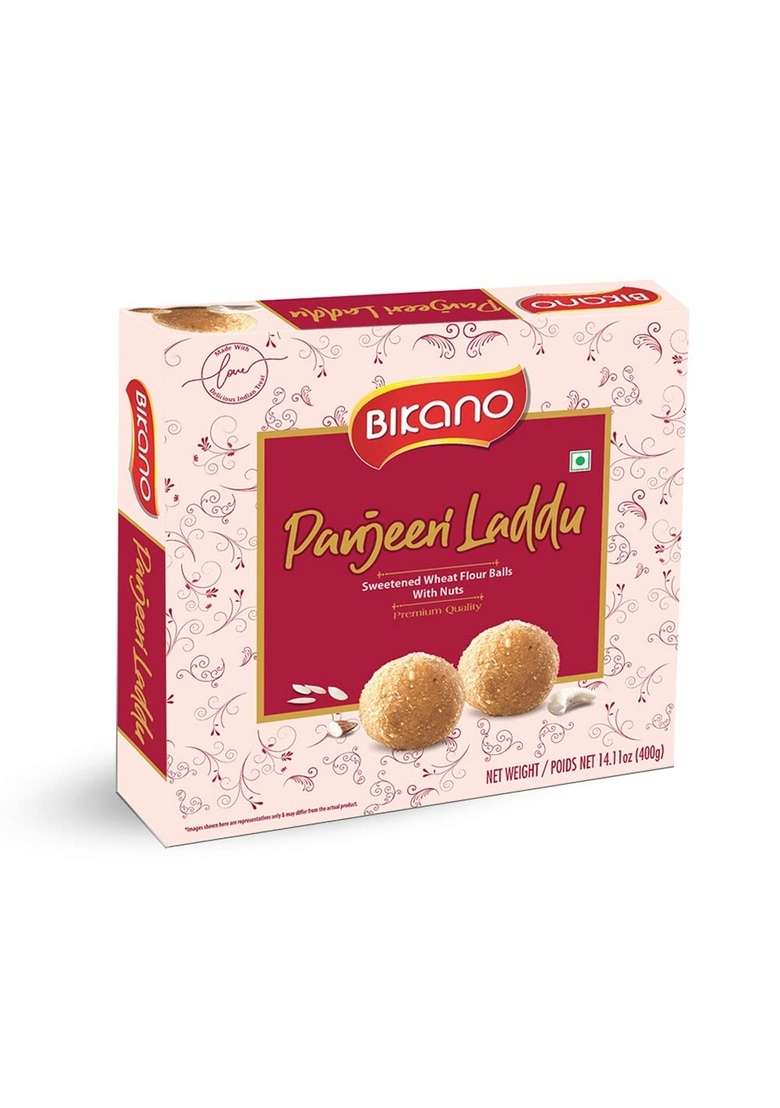 Bikano Panjeeri Laddu Spl 400Gram Besan - Indya
