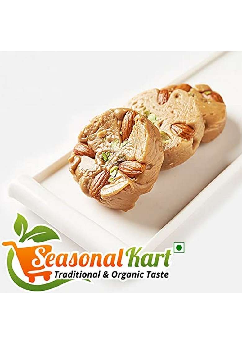 Seasonalkart Seasonal Kart Homemade Mini Sohan Halwa Made With Desi Ghee 800 Gms |Box Packaging |Sohan Indian Sweets Mithai Pure And Natural - Indya