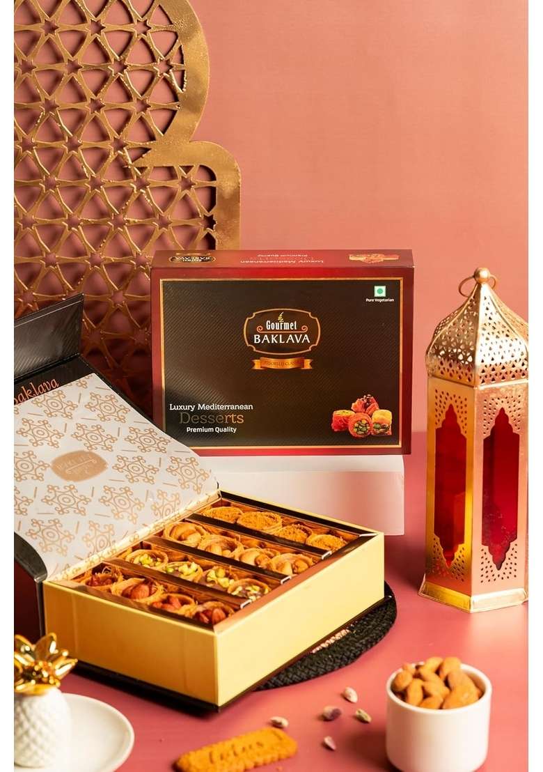 Gourmet Baklava Classic Gift Box Of Assorted Nest Pack 1 - Indya