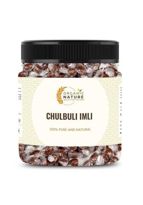 Organic Nature Imli Candy Khatti Methi Chulbuli Brown Colour Tamarind Twist [Jar Pack] 250 Grams Pack Of 1