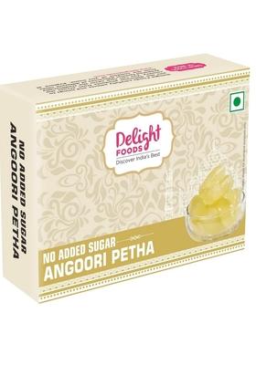 Delight Foods Sugar Free Angoori Petha 350Gms | No Added Agra Indian Sweets