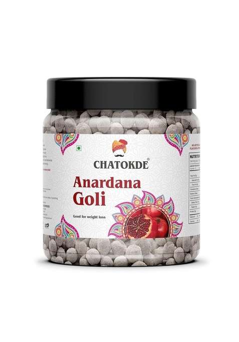 Chatokde Pachak Delicious Anardana Goli 400G [Jar Pack] Pomegranate