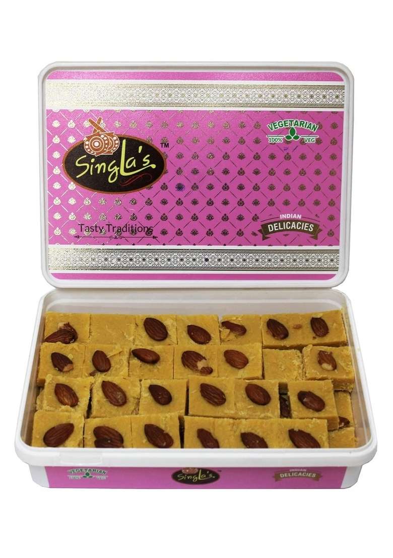 Singla Sweets Patisa Barfi 800 Gram Indian Mithai Sweet - Indya