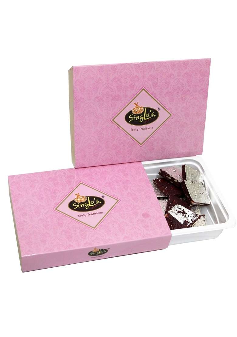 Singla Sweets Anjeer Barfi 500G Very Delicious Indian Mithai Sweet - Indya