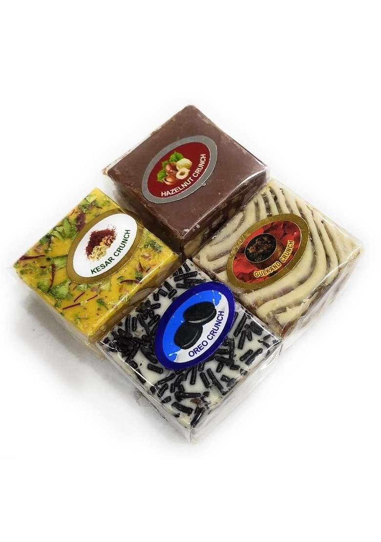 Haribhai Damodar Mithaiwala Assorted Crunch Chocolate Sweet Treats 300 Grams - Indya