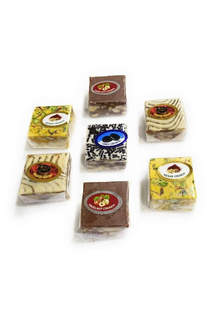 Haribhai Damodar Mithaiwala Assorted Crunch Chocolate Sweet Treats 300 Grams - Indya