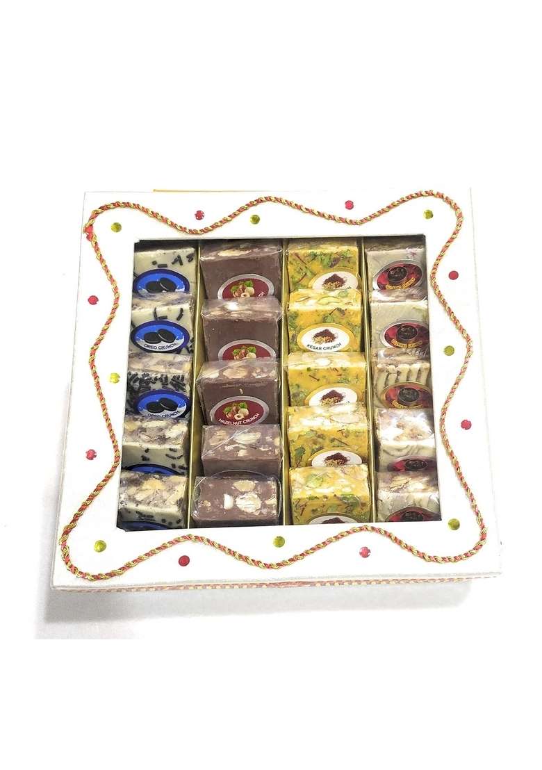 Haribhai Damodar Mithaiwala Assorted Crunch Chocolate Sweet Treats 300 Grams - Indya