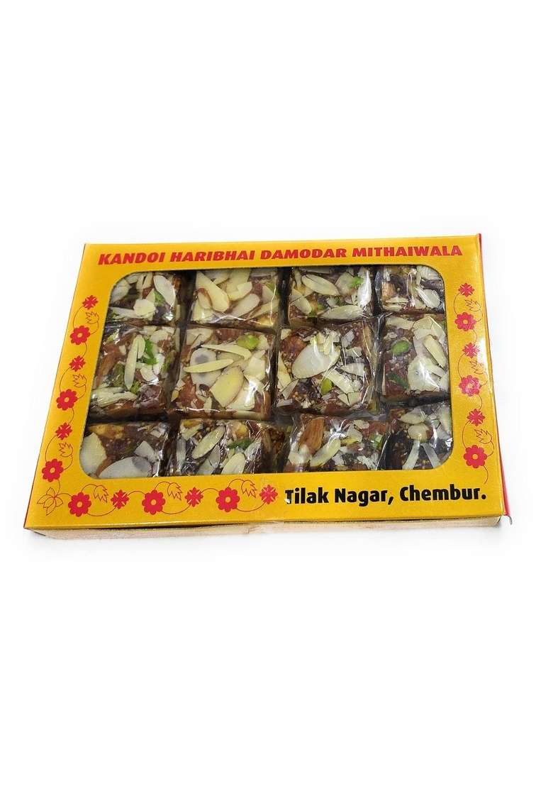 Haribhai Damodar Mithaiwala Anjeer Natural Sugarfree Dryfruit Sweet 500 Gram - Indya