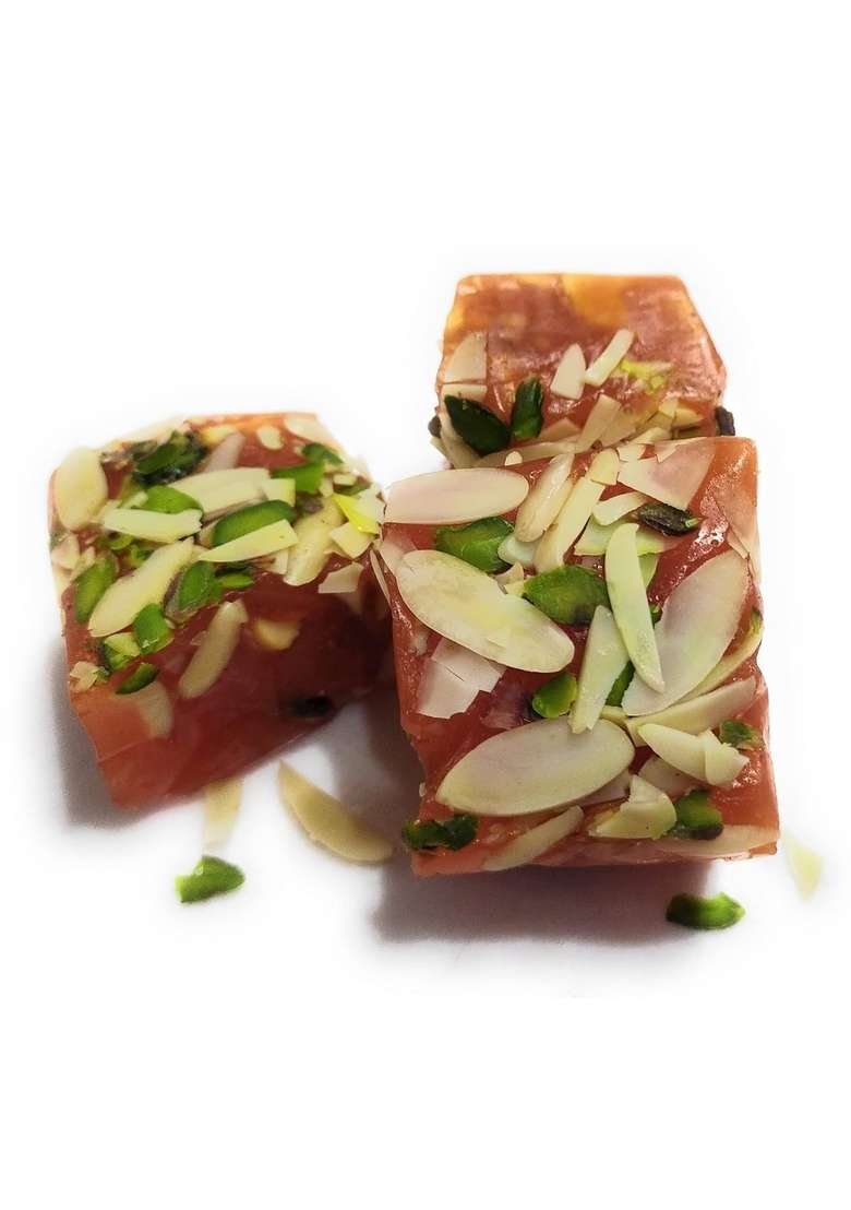 Haribhai Damodar Mithaiwala Badami Dryfruit Karachi Halwa Indian Sweet 250 Grams - Indya