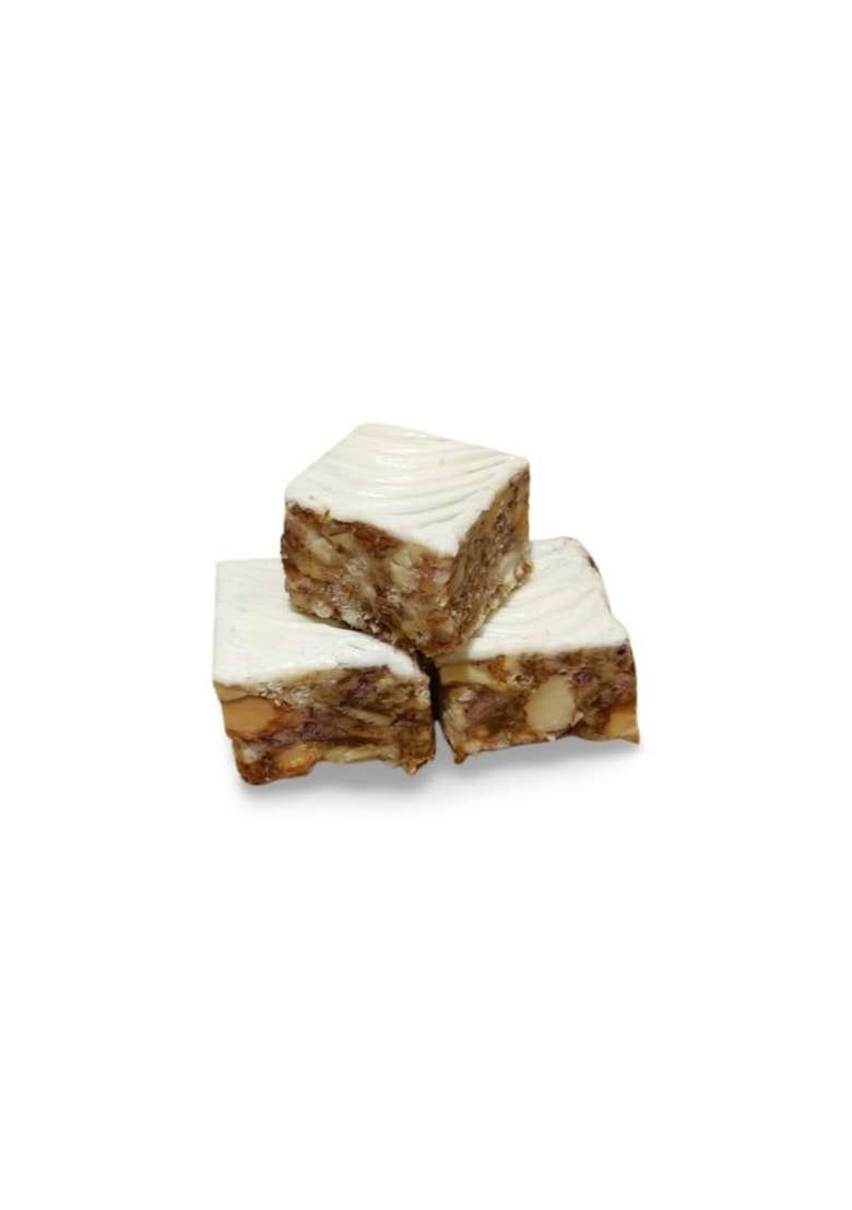 Haribhai Damodar Mithaiwala Gulkand Crunch Indian Mithai Bites Loaded With Nuts 250 Grams - Indya