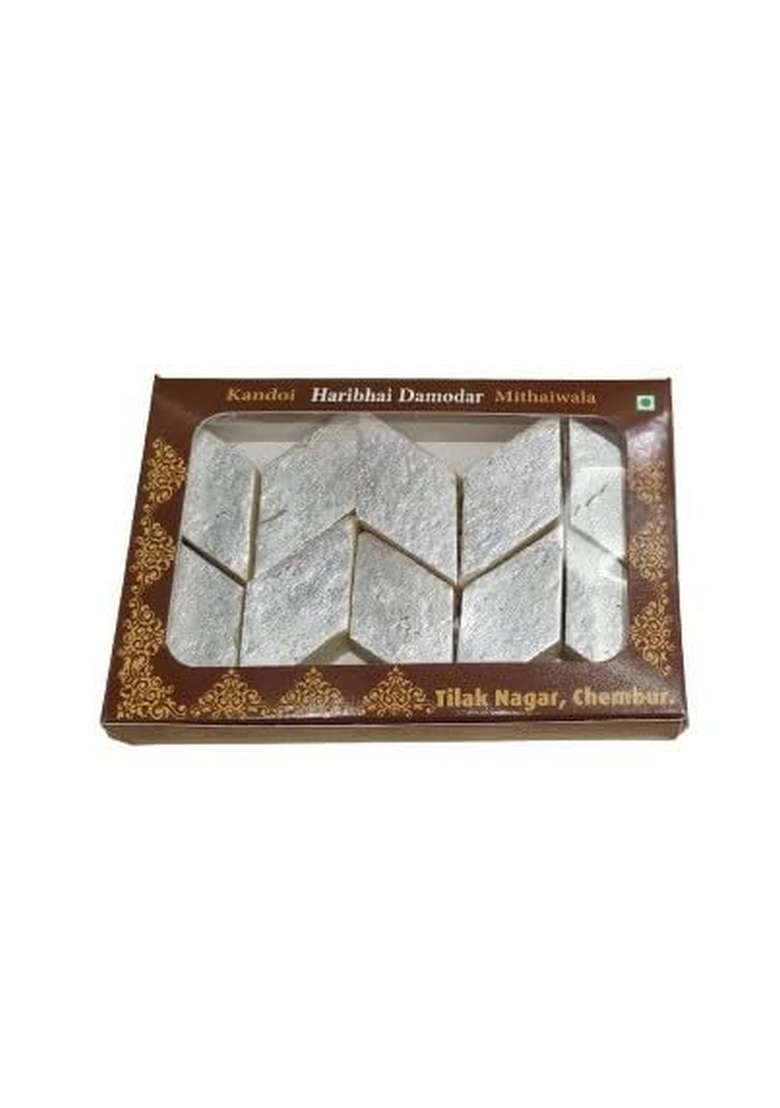 Haribhai Damodar Mithaiwala Kaju Katli Barfi Soft Made With Premium Cashews 250 Grams - Indya