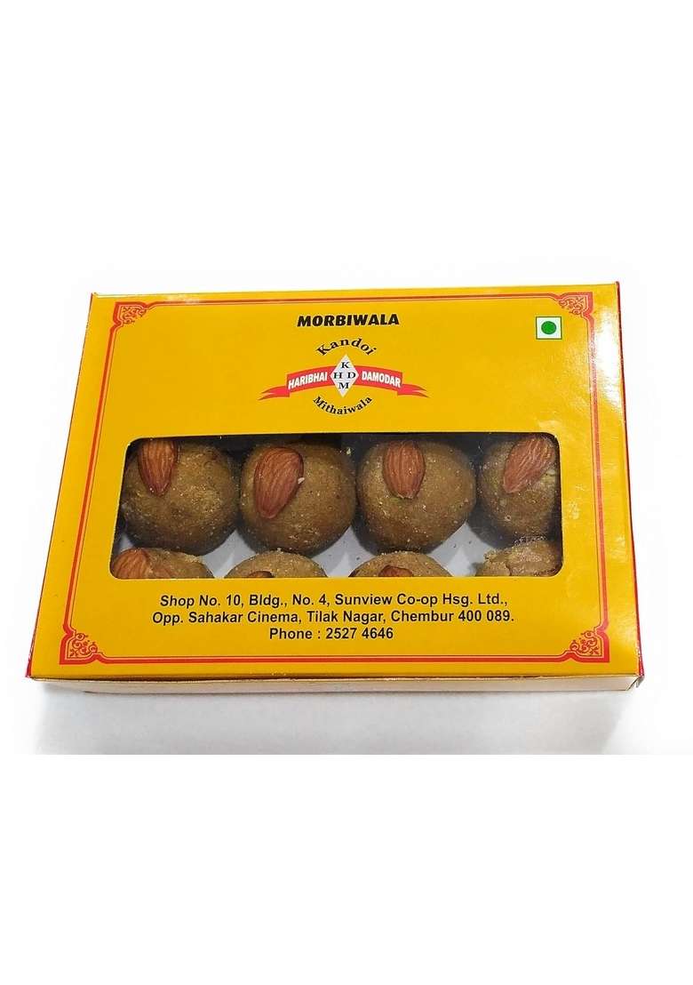 Haribhai Damodar Mithaiwala Pure Ghee Churma Ladoo Aata 500 Grams - Indya