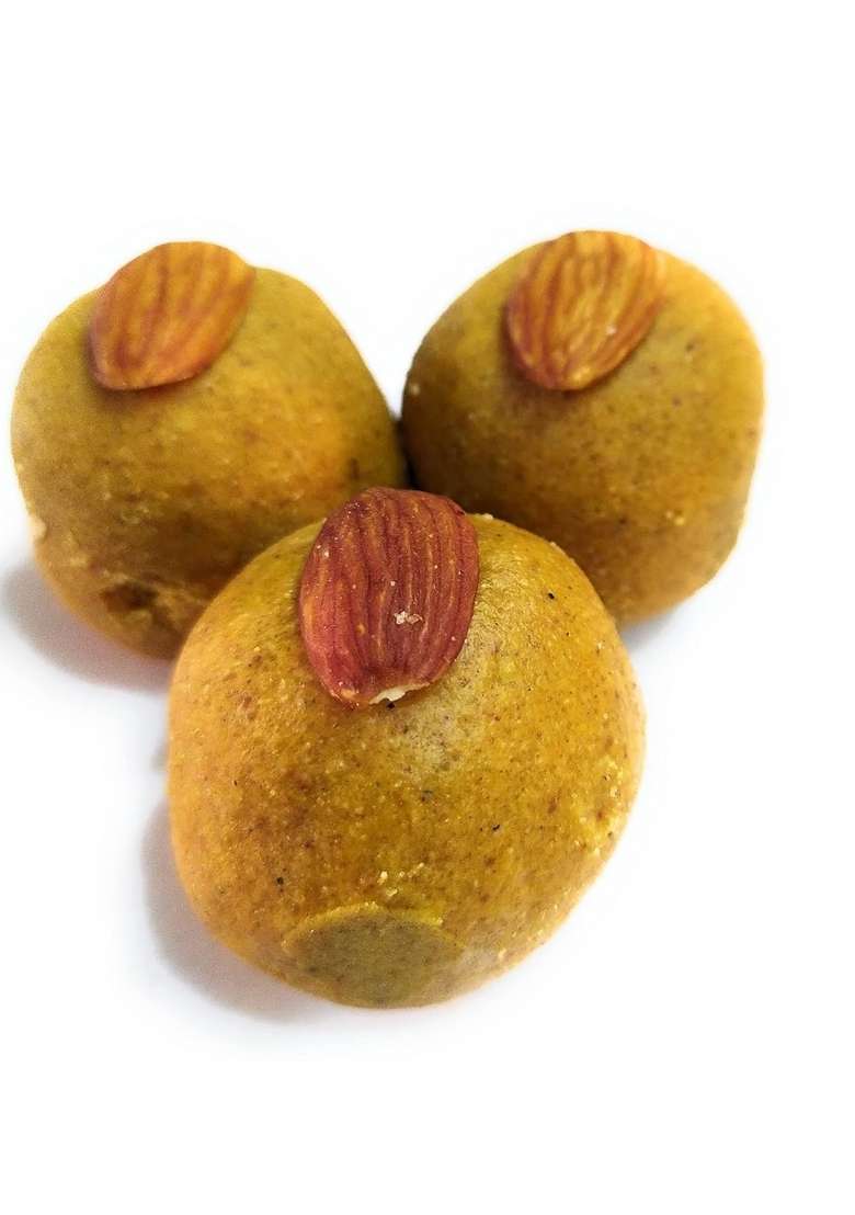 Haribhai Damodar Mithaiwala Pure Ghee Besan Ladoo 250 Grams - Indya