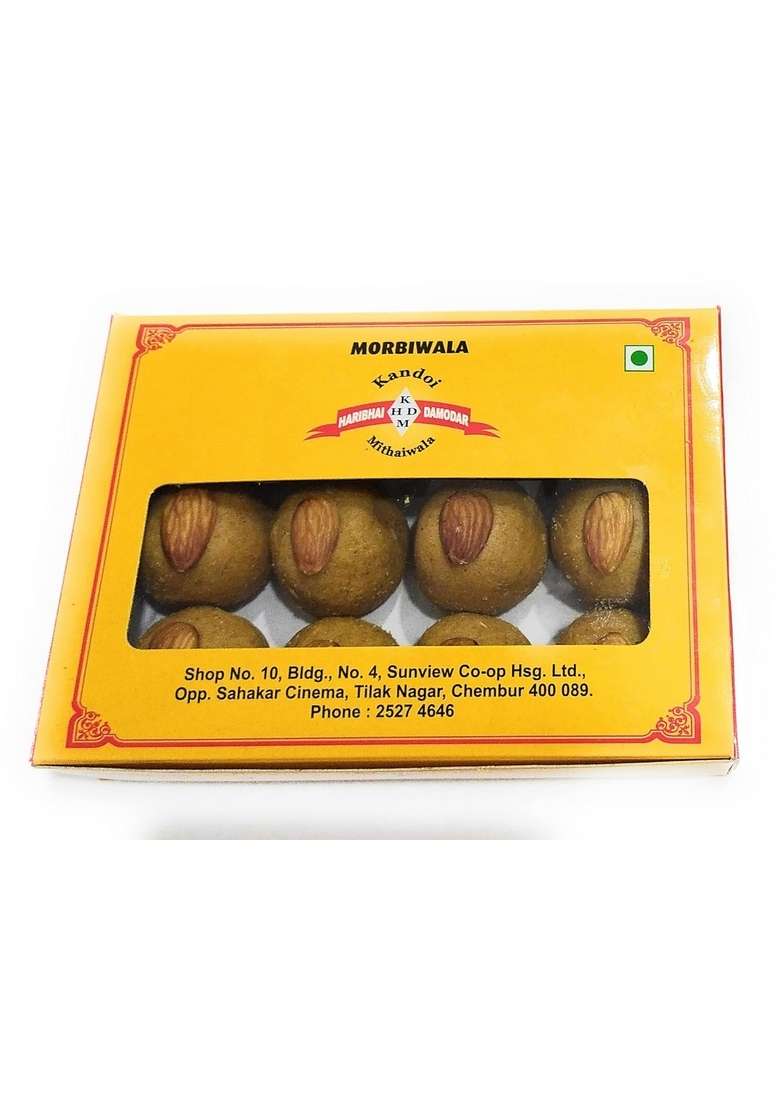 Haribhai Damodar Mithaiwala Pure Ghee Besan Ladoo 250 Grams - Indya