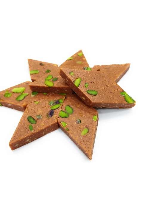 Haribhai Damodar Mithaiwala Jaggery Kaju Katli Sugarfree With No Artificial Sweetners 500 Grams