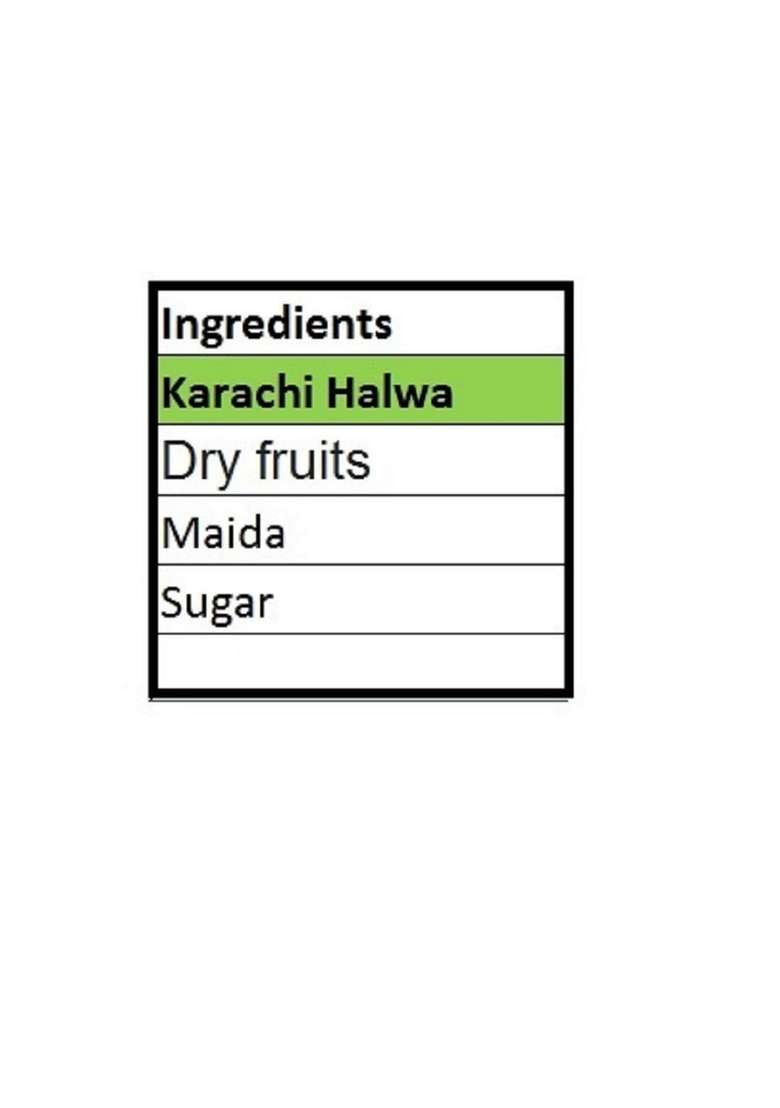Singla Karachi Halwa Green 500G Chewy Texture Burfi Delicious Sweet - Indya