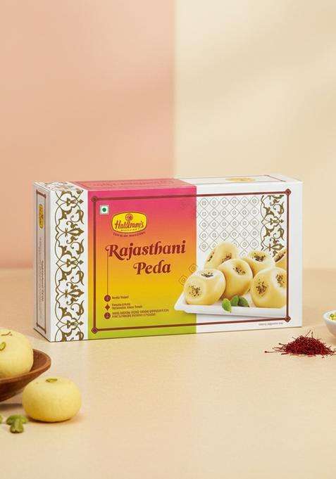Haldiram'S Nagpur Rajasthani Peda 250G | Traditional Indian Sweet Made With Khoya Desi Ghee Authentic Mithai Ideal For Gifting Festive Celebrations