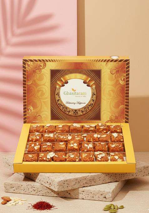 Ghasitaram Gifts Ghasitaram'S Special Dodha Barfi 800 Gms |Sweets|Sweets Gift Pack|Diwali Sweets|Indian Mithai|Diwali Sweets Box|Sweets Box