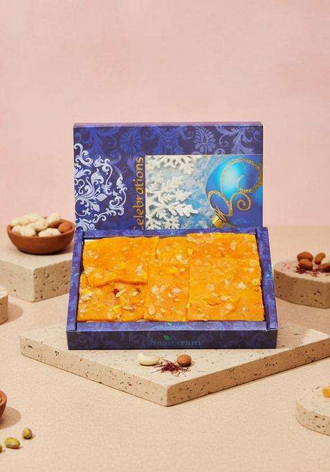 Ghasitaram Gifts Mango Ice Halwa 800 Gms |Sweets|Sweets Gift Pack|Diwali Sweets|Indian Mithai|Diwali Sweets Box|Sweets Box