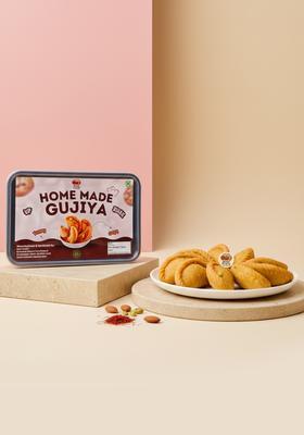 Desi Tukk Special Gujiya 300G | Bihar Style Handmade Chandrakala Pirukiya Karjikayalu Traditional Sweet With Khoa Coconut Dry Fruits Mithai Festive Delight