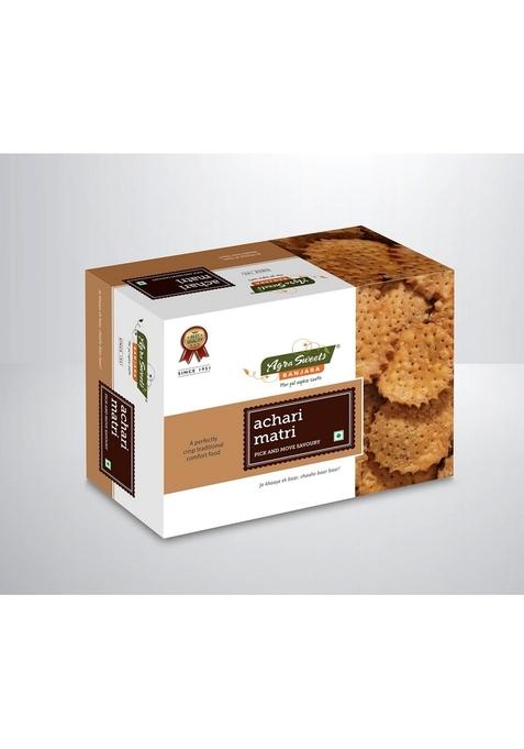 Agra Sweets Banjara Banjara'S Achari Matri 500G A Flavorful Twist On Classic Snack