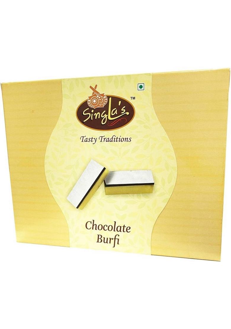 Singla Sweets Chocolate Burfi 400G Festival Gift Box Combo Pack Of 2 800G Box X 400 G