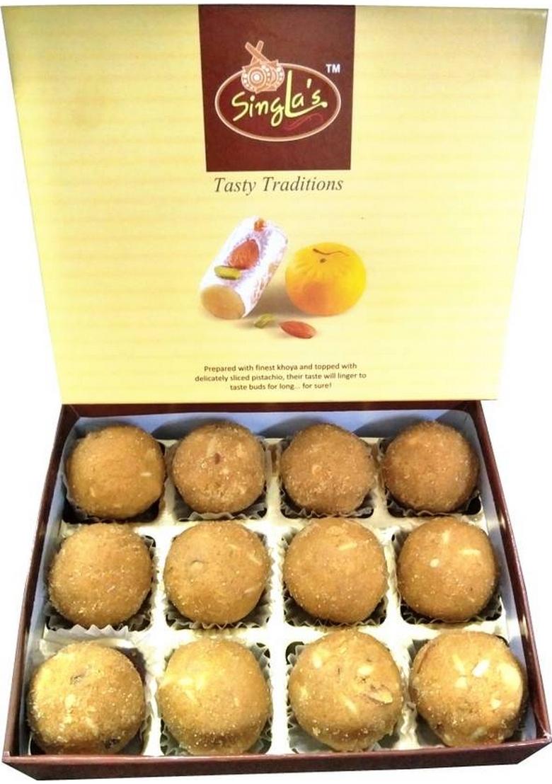 Singla Sweets Besan Dry Fruit Laddu Box 500 G