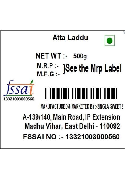 Singla Sweets Besan Dry Fruit Laddu Box 500 G